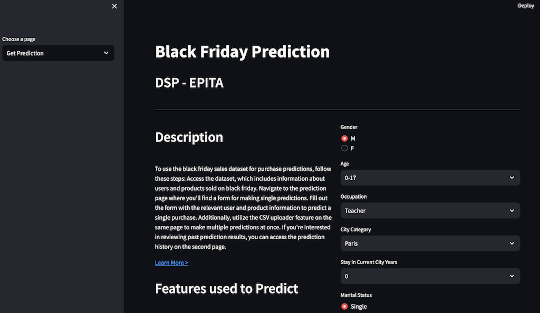 Black Friday Sales Prediction